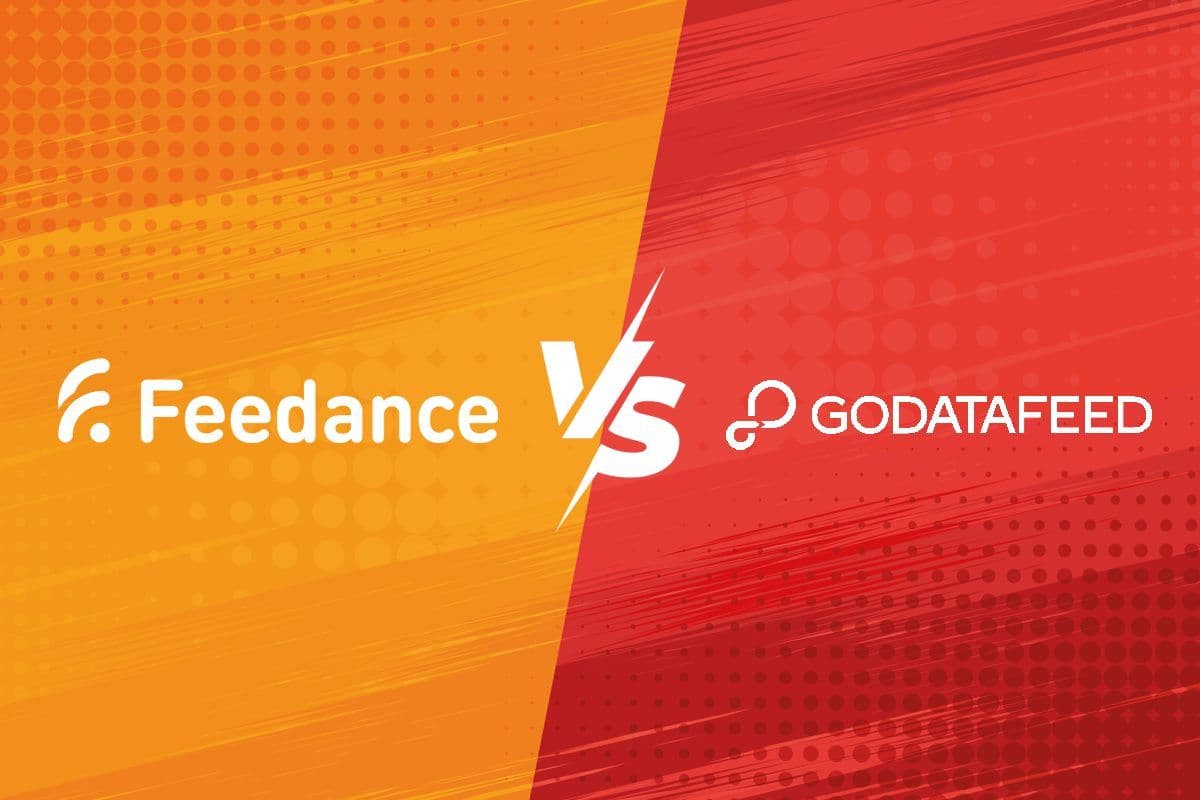 Feedance مقابل GoDataFeed: إدارة خلاصات اقتصادية أم خلاصات مع مواد إبداعية؟